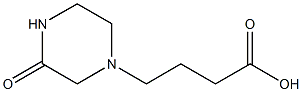 4-(3-oxopiperazin-1-yl)butanoic acid Structure