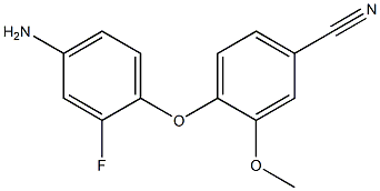 4-(4-amino-2-fluorophenoxy)-3-methoxybenzonitrile