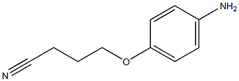 4-(4-aminophenoxy)butanenitrile Struktur