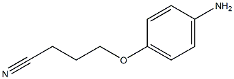 4-(4-aminophenoxy)butanenitrile 结构式