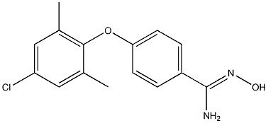 4-(4-chloro-2,6-dimethylphenoxy)-N'-hydroxybenzene-1-carboximidamide
