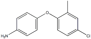 4-(4-chloro-2-methylphenoxy)aniline,,结构式