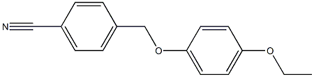 4-(4-ethoxyphenoxymethyl)benzonitrile Structure