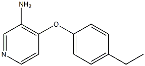 4-(4-ethylphenoxy)pyridin-3-amine 结构式