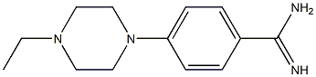 4-(4-ethylpiperazin-1-yl)benzene-1-carboximidamide Struktur