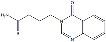 4-(4-oxo-3,4-dihydroquinazolin-3-yl)butanethioamide Struktur