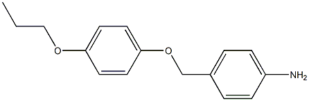 4-(4-propoxyphenoxymethyl)aniline Structure