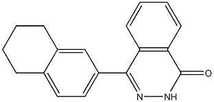 4-(5,6,7,8-tetrahydronaphthalen-2-yl)-1,2-dihydrophthalazin-1-one Structure