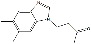 4-(5,6-dimethyl-1H-1,3-benzodiazol-1-yl)butan-2-one