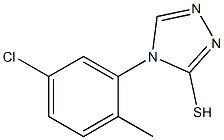 4-(5-chloro-2-methylphenyl)-4H-1,2,4-triazole-3-thiol Structure