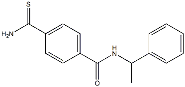 4-(aminocarbonothioyl)-N-(1-phenylethyl)benzamide