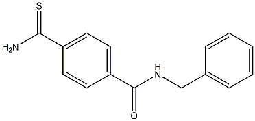 4-(aminocarbonothioyl)-N-benzylbenzamide,,结构式
