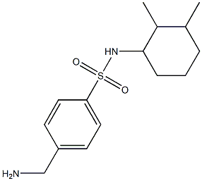 4-(aminomethyl)-N-(2,3-dimethylcyclohexyl)benzenesulfonamide 结构式