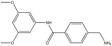 4-(aminomethyl)-N-(3,5-dimethoxyphenyl)benzamide