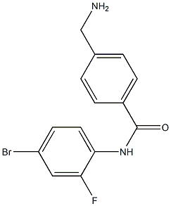 4-(aminomethyl)-N-(4-bromo-2-fluorophenyl)benzamide