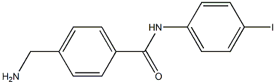 4-(aminomethyl)-N-(4-iodophenyl)benzamide 结构式