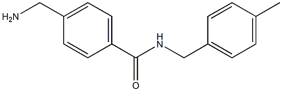 4-(aminomethyl)-N-(4-methylbenzyl)benzamide Structure