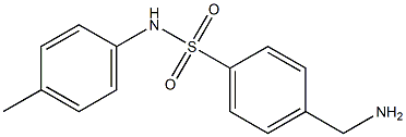 4-(aminomethyl)-N-(4-methylphenyl)benzenesulfonamide Structure