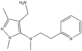 4-(aminomethyl)-N,1,3-trimethyl-N-[2-(pyridin-2-yl)ethyl]-1H-pyrazol-5-amine