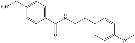  4-(aminomethyl)-N-[2-(4-methoxyphenyl)ethyl]benzamide