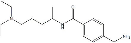 4-(aminomethyl)-N-[5-(diethylamino)pentan-2-yl]benzamide Structure