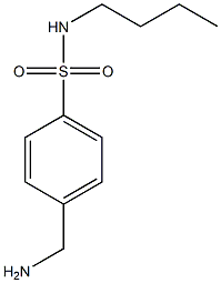 4-(aminomethyl)-N-butylbenzene-1-sulfonamide,,结构式