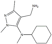 4-(aminomethyl)-N-cyclohexyl-N,1,3-trimethyl-1H-pyrazol-5-amine