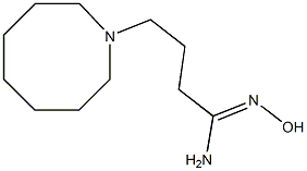 4-(azocan-1-yl)-N'-hydroxybutanimidamide Structure