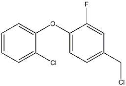 4-(chloromethyl)-1-(2-chlorophenoxy)-2-fluorobenzene