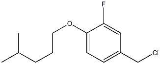 4-(chloromethyl)-2-fluoro-1-[(4-methylpentyl)oxy]benzene