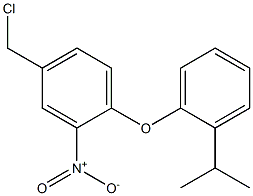 4-(chloromethyl)-2-nitro-1-[2-(propan-2-yl)phenoxy]benzene