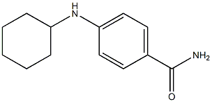 4-(cyclohexylamino)benzamide Struktur