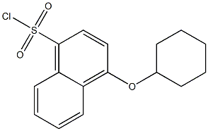 4-(cyclohexyloxy)naphthalene-1-sulfonyl chloride