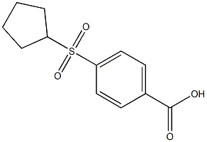 4-(cyclopentylsulfonyl)benzoic acid|