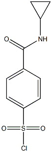 4-(cyclopropylcarbamoyl)benzene-1-sulfonyl chloride