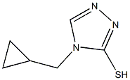 4-(cyclopropylmethyl)-4H-1,2,4-triazole-3-thiol 化学構造式