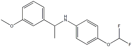 4-(difluoromethoxy)-N-[1-(3-methoxyphenyl)ethyl]aniline