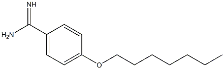 4-(heptyloxy)benzene-1-carboximidamide Structure