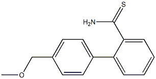 4'-(methoxymethyl)-1,1'-biphenyl-2-carbothioamide Struktur