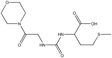 4-(methylsulfanyl)-2-({[2-(morpholin-4-yl)-2-oxoethyl]carbamoyl}amino)butanoic acid