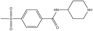  4-(methylsulfonyl)-N-piperidin-4-ylbenzamide