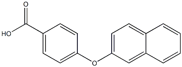 4-(naphthalen-2-yloxy)benzoic acid Structure