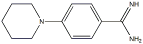4-(piperidin-1-yl)benzene-1-carboximidamide 化学構造式