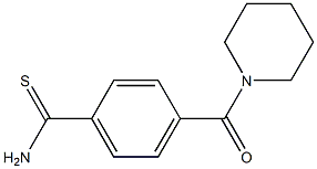 4-(piperidin-1-ylcarbonyl)benzenecarbothioamide