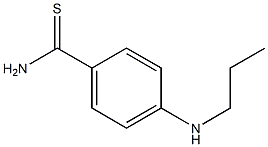 4-(propylamino)benzene-1-carbothioamide Structure