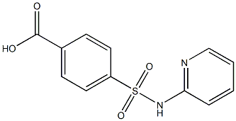 4-(pyridin-2-ylsulfamoyl)benzoic acid,,结构式