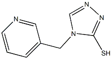 4-(pyridin-3-ylmethyl)-4H-1,2,4-triazole-3-thiol Structure