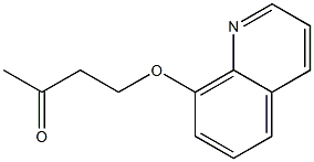 4-(quinolin-8-yloxy)butan-2-one Structure