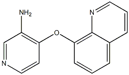 4-(quinolin-8-yloxy)pyridin-3-amine Structure