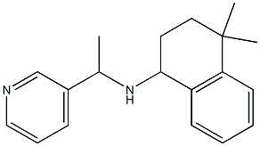 4,4-dimethyl-N-[1-(pyridin-3-yl)ethyl]-1,2,3,4-tetrahydronaphthalen-1-amine